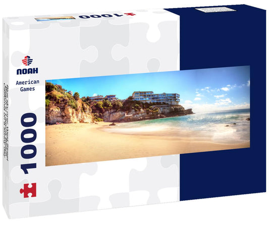 Noah Jigsaw Puzzle Blue sky over West Street Beach in Laguna Beach, California on a sunny day panorama 1000 pieces