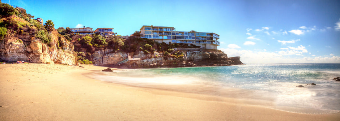 Noah Jigsaw Puzzle Blue sky over West Street Beach in Laguna Beach, California on a sunny day panorama 1000 pieces