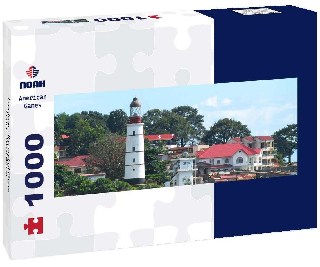 Noah Jigsaw Puzzle Freetown, the port of Sierra Leone, West Africa panorama 1000 pieces