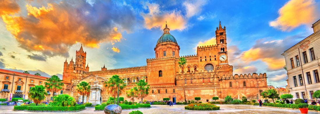 Noah Jigsaw Puzzle Palermo Cathedral, a UNESCO world heritage site in Sicily - Italy panorama 1000 pieces