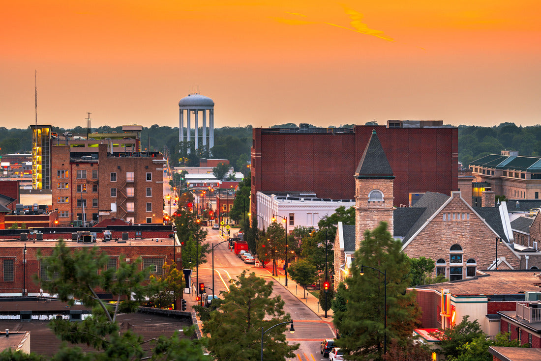 Columbia, Missouri, USA downtown city skyline at twilight 2000pc Puzzle