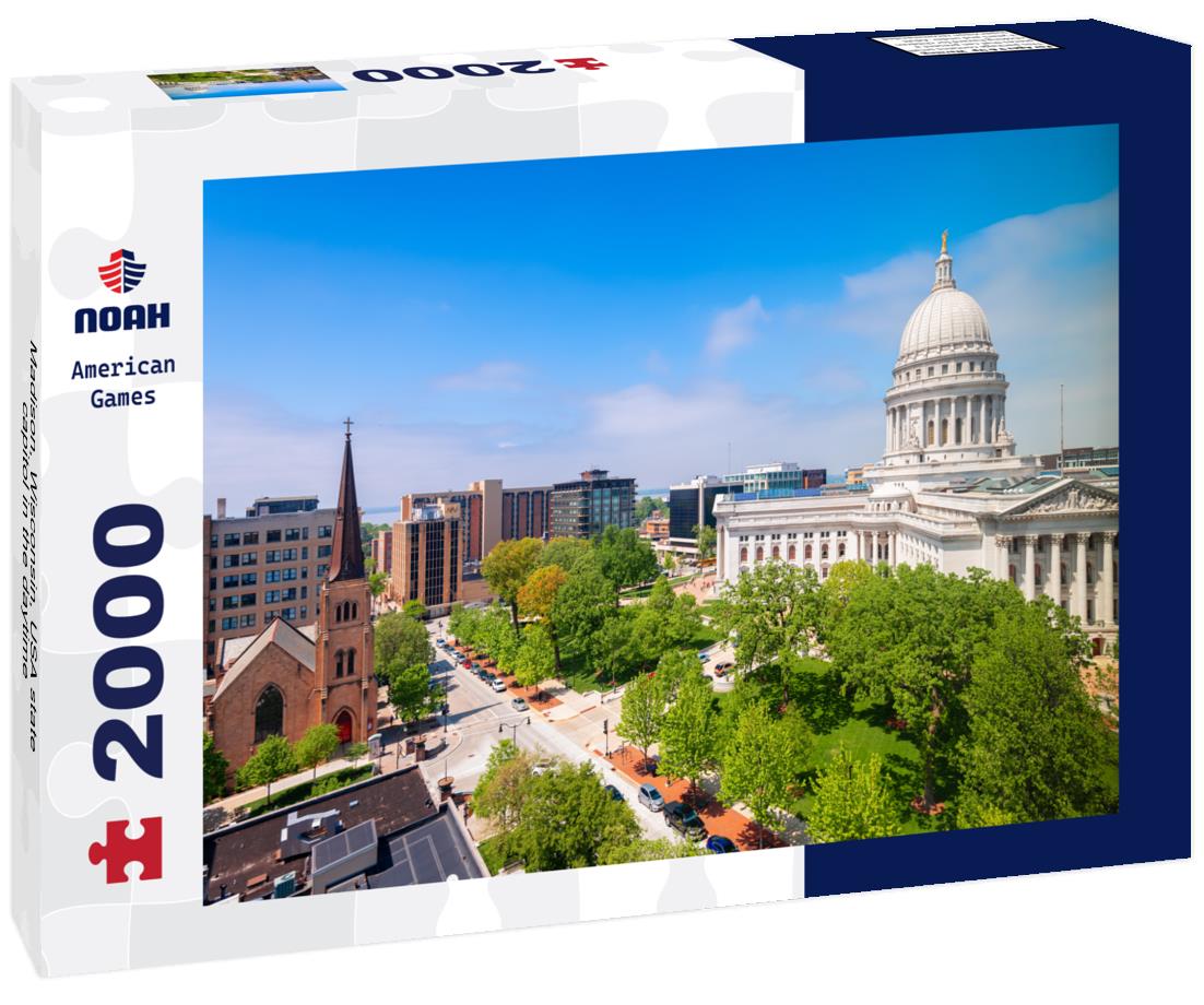 Noah Jigsaw Puzzle Madison, Wisconsin, USA state capitol in the daytime 2000 pieces