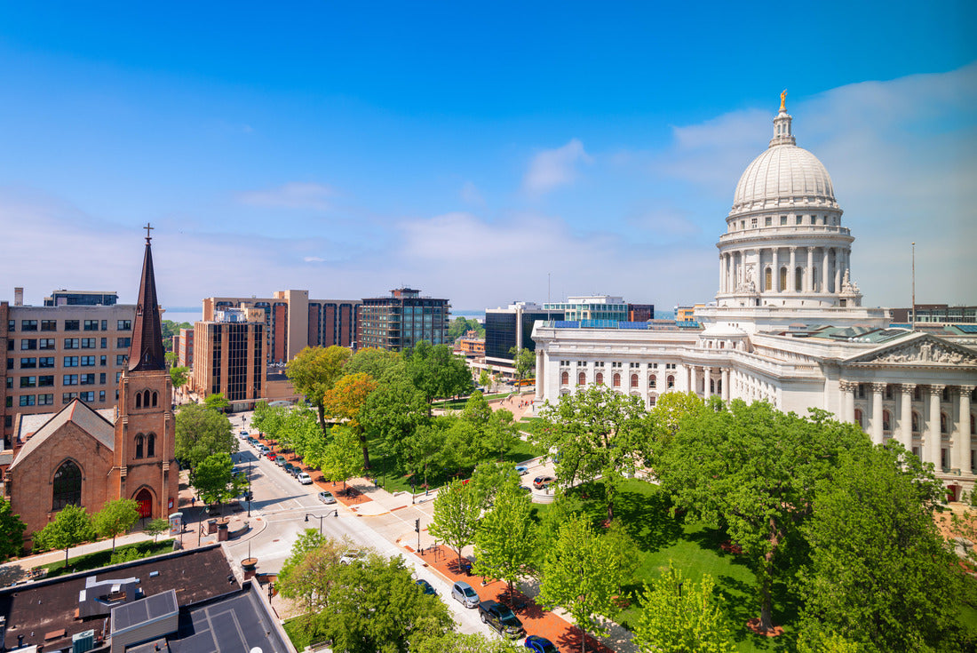 Noah Jigsaw Puzzle Madison, Wisconsin, USA state capitol in the daytime 2000 pieces