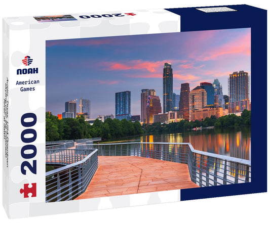 Noah Jigsaw Puzzle Austin, Texas, USA Downtown skyline over the Colorado River at dawn 2000 pieces