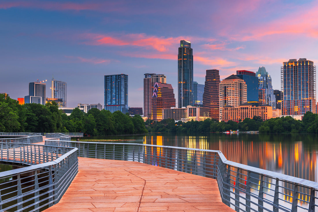 Noah Jigsaw Puzzle Austin, Texas, USA Downtown skyline over the Colorado River at dawn 2000 pieces