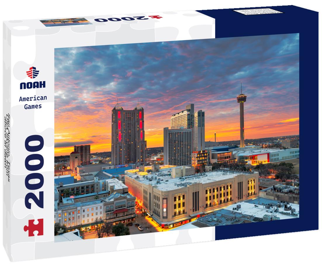 Noah Jigsaw Puzzle San Antonio, Texas, USA Skyline from above at dawn 2000 pieces