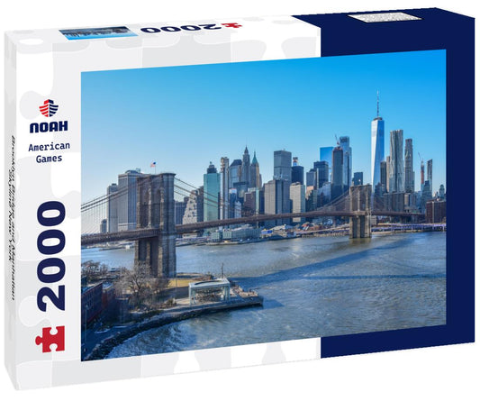 Noah Jigsaw Puzzle Brooklyn Bridge and Manhattan Skyline New York 2000 pieces