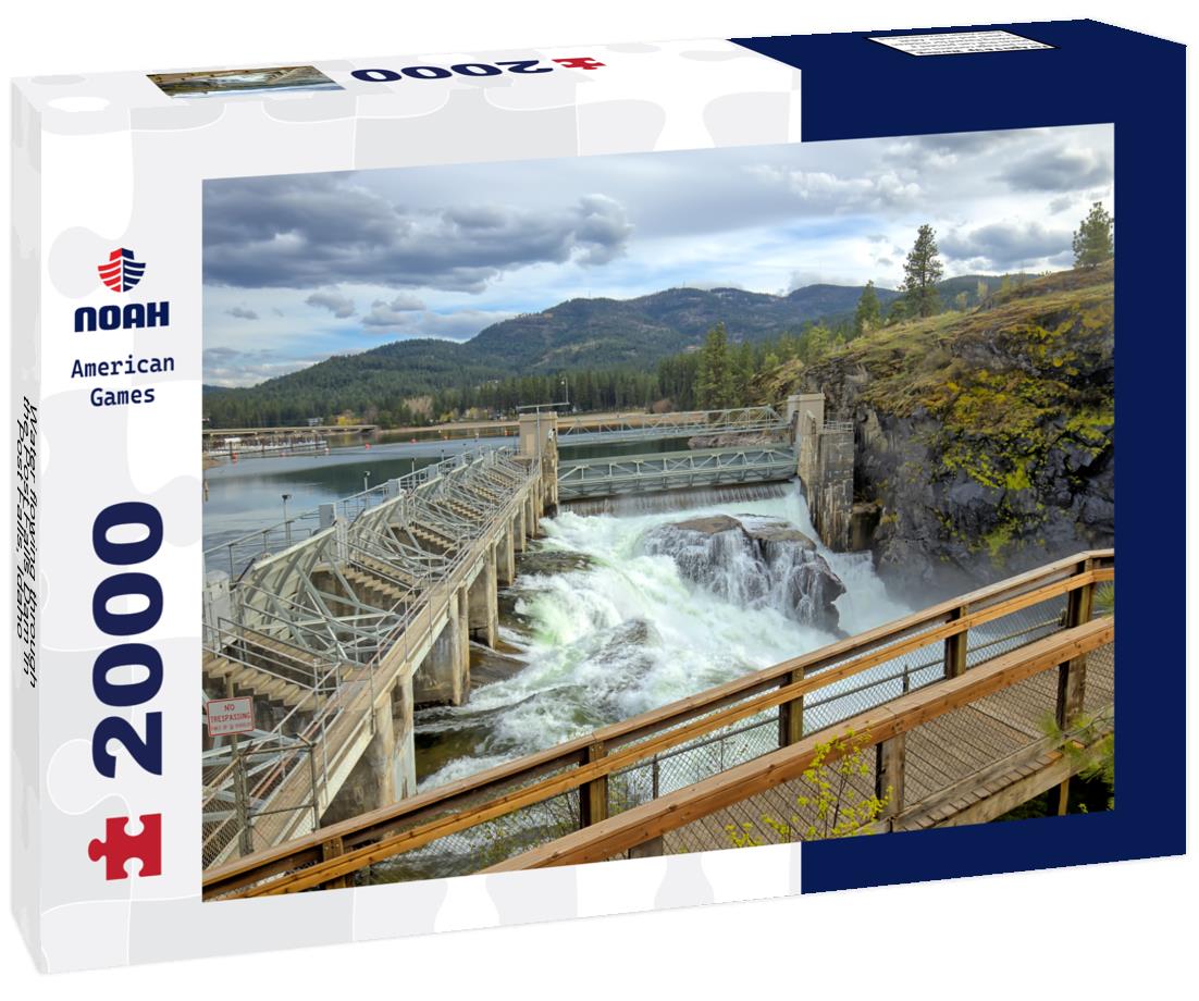 Noah Jigsaw Puzzle Water flowing through the Post Falls Dam in Post Falls, Idaho 2000 pieces