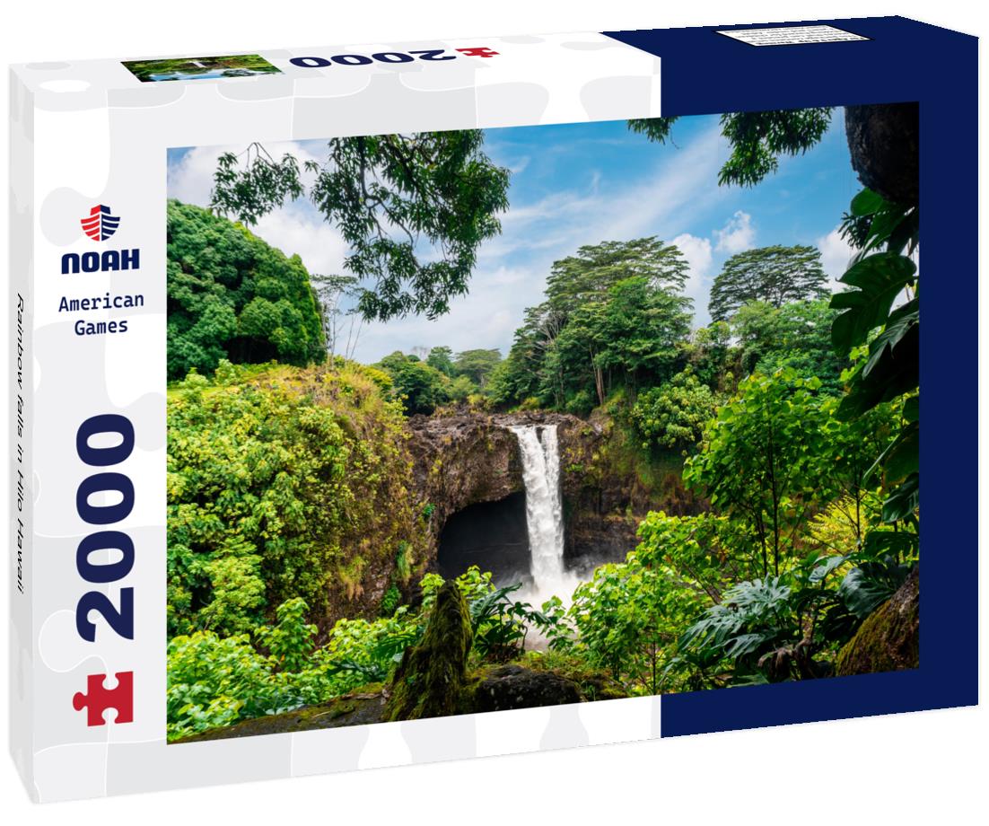 Noah Jigsaw Puzzle Rainbow falls in Hilo Hawaii 2000 pieces