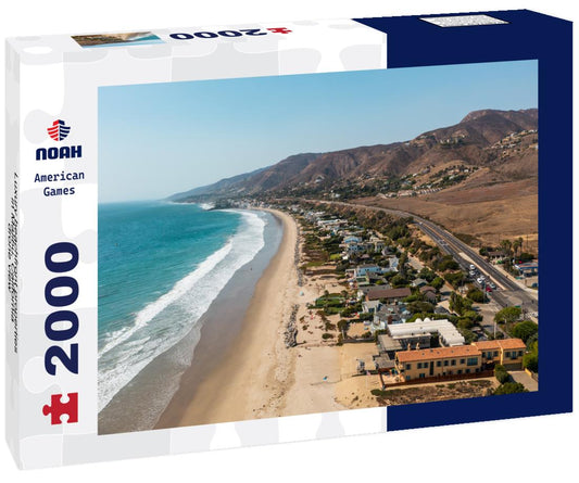 Noah Jigsaw Puzzle Luxury beachfront properties in Malibu, California, drone view 2000 pieces
