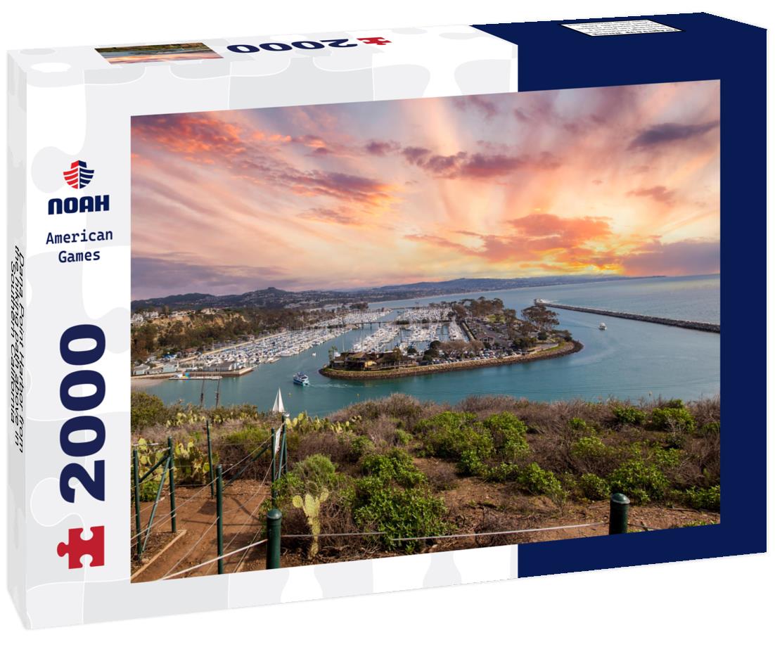 Noah Jigsaw Puzzle Dana Point Harbor from the hiking path above in Southern California, USA on a sunny day 2000 pieces