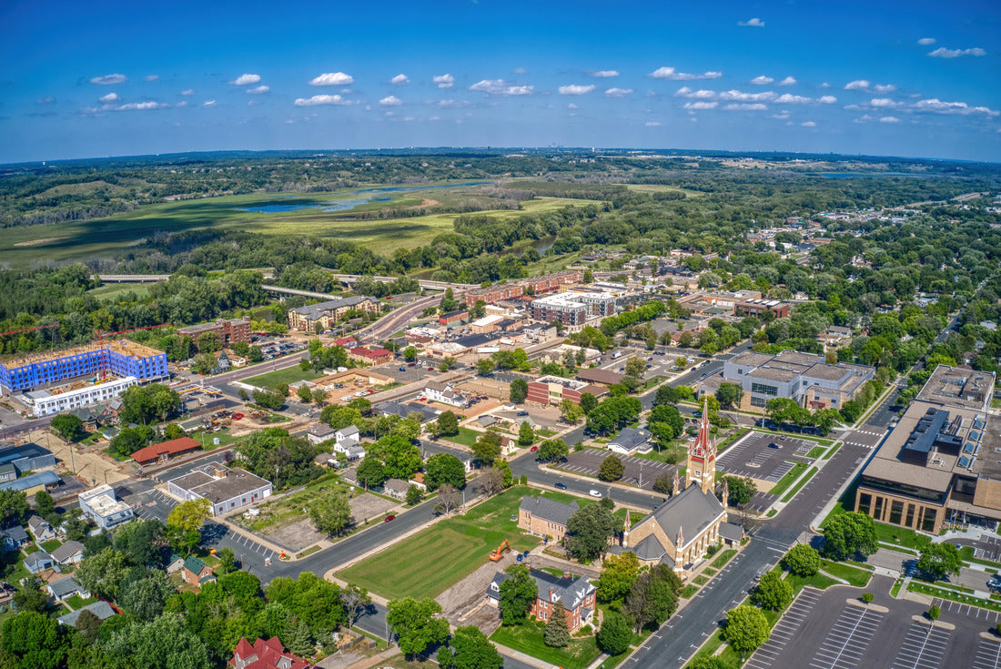 Noah Jigsaw Puzzle Aerial View of the Twin Cities far Outer Suburb of Shakopee, Minnesota 2000 pieces