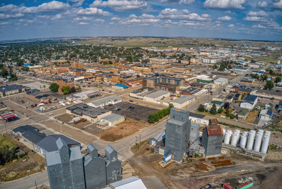 Noah Jigsaw Puzzle Luftbild von Williston in den Bakken-Ölfeldern von North Dakota 2000 pieces