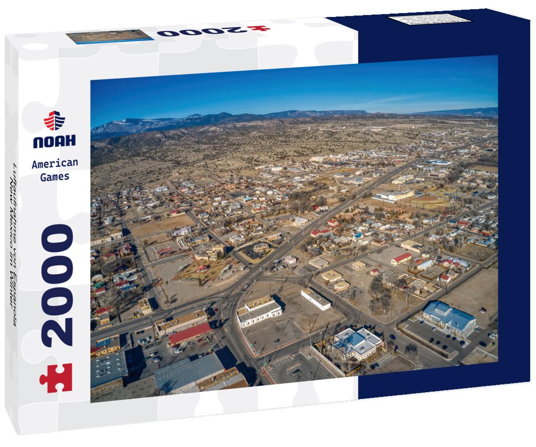 Noah Jigsaw Puzzle Luftaufnahme von Espanola, New Mexico im Winter 2000 pieces