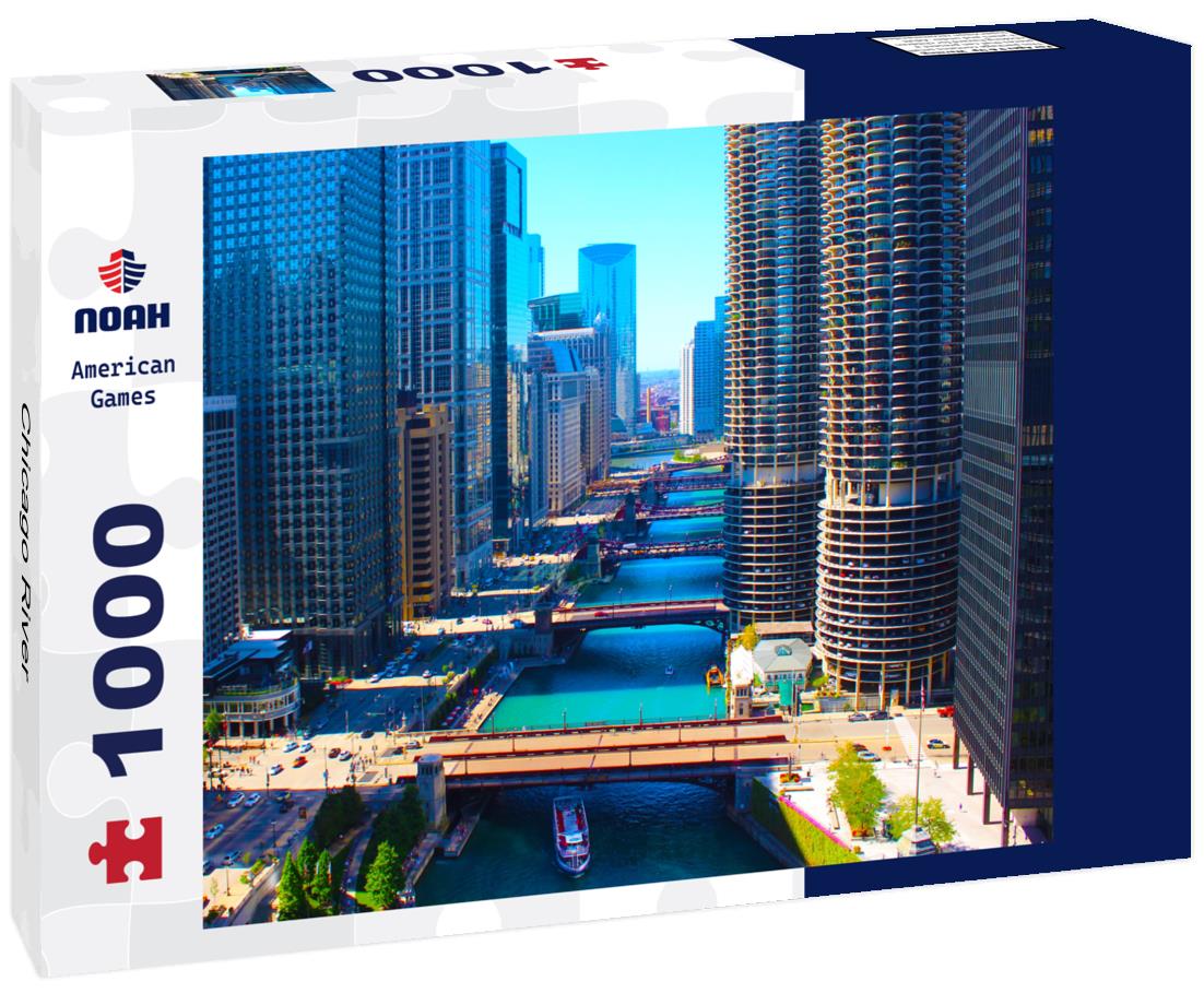 Noah Jigsaw Puzzle Chicago River 1000 pieces
