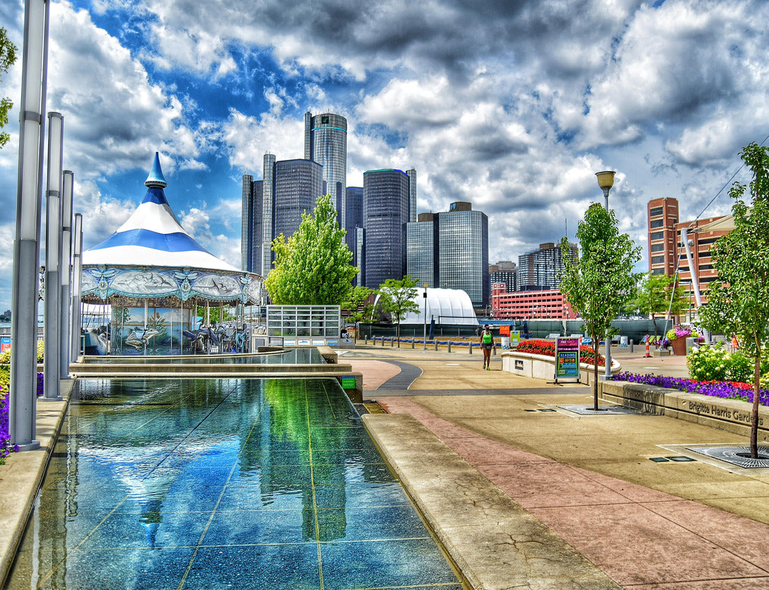 Noah Jigsaw Puzzle Detroit River Walk 1000 pieces