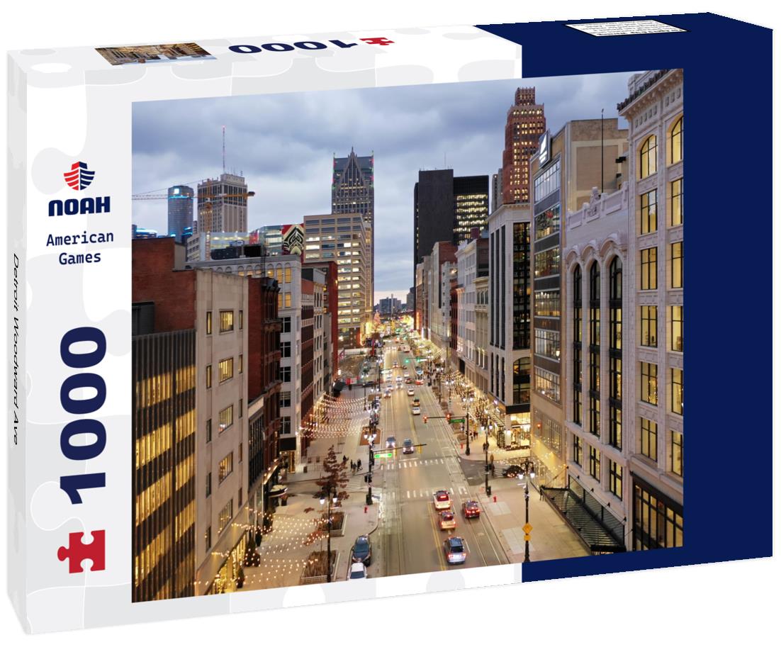 Noah Jigsaw Puzzle Detroit Woodward Ave 1000 pieces
