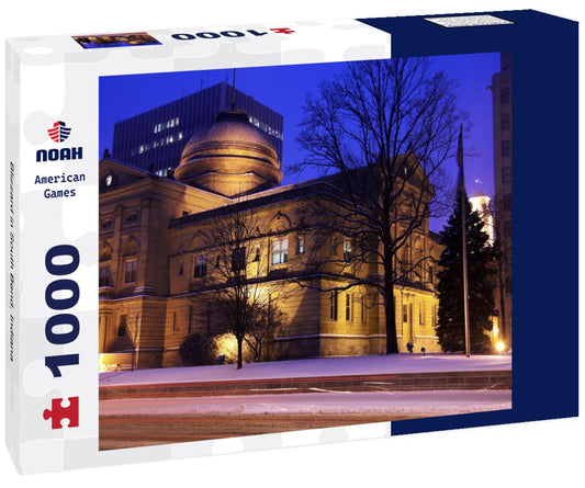 Noah Jigsaw Puzzle Blizzard in South Bend, Indiana 1000 pieces