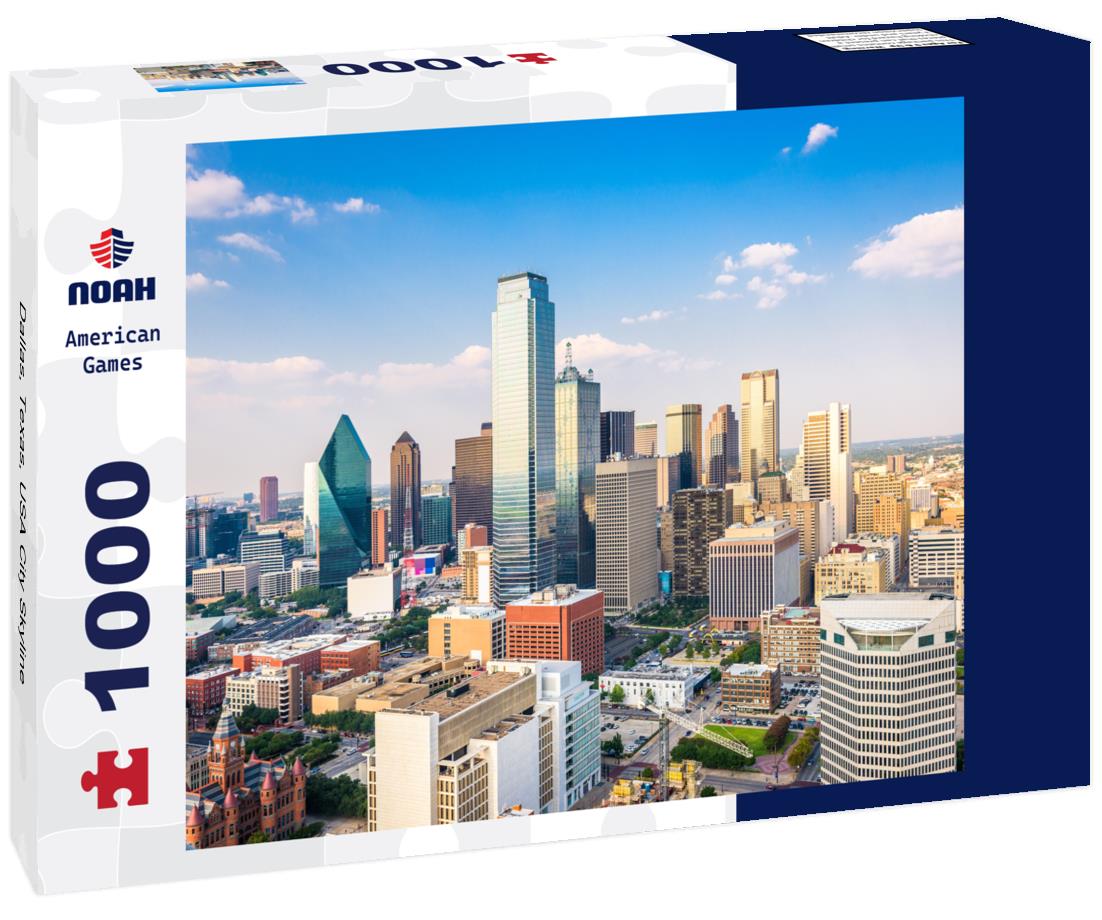Noah Jigsaw Puzzle Dallas, Texas, USA City Skyline 1000 pieces