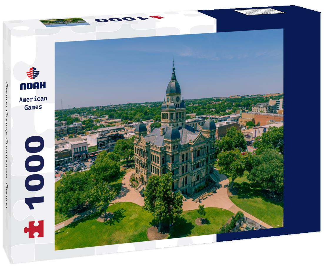 Noah Jigsaw Puzzle Denton County Courthouse, Denton 1000 pieces