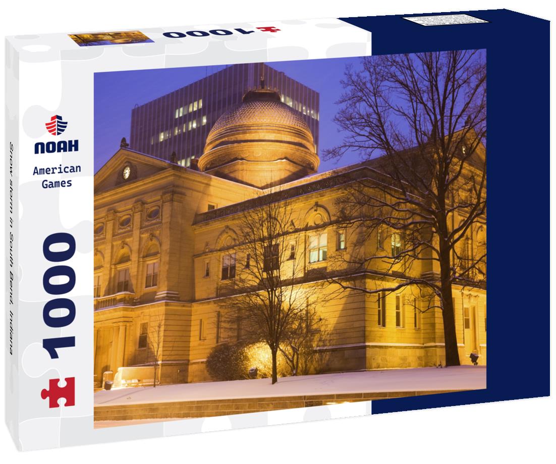 Noah Jigsaw Puzzle Snow storm in South Bend, Indiana 1000 pieces