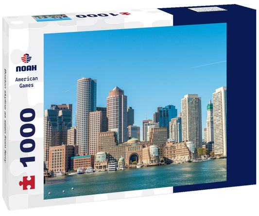 Noah Jigsaw Puzzle Boston skyline as seen from ferry 1000 pieces