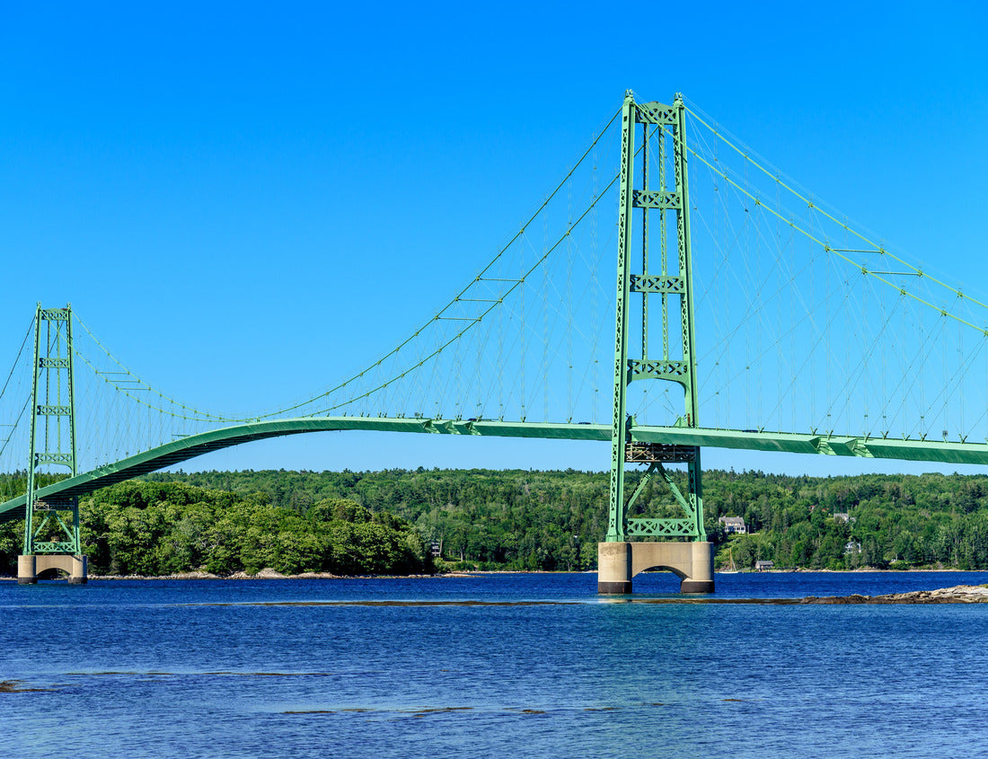 Noah Jigsaw Puzzle Deer Isle Maine Suspension Bridge 1000 pieces
