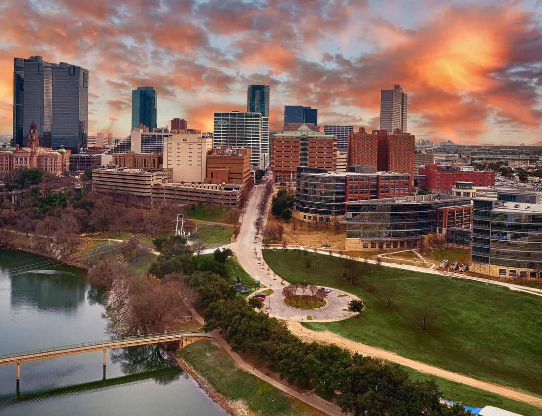 Noah Jigsaw Puzzle Aerial photos in Fort Worth Texas 1000 pieces