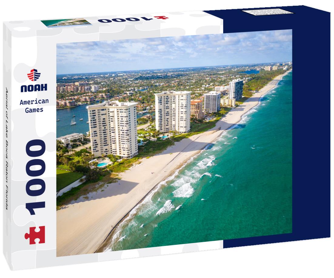 Noah Jigsaw Puzzle Aerial of Lake Boca Raton Florida 1000 pieces