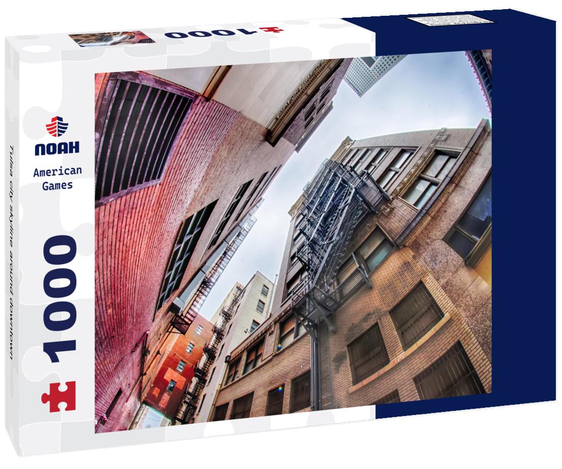 Noah Jigsaw Puzzle Tulsa city skyline around downtown 1000 pieces