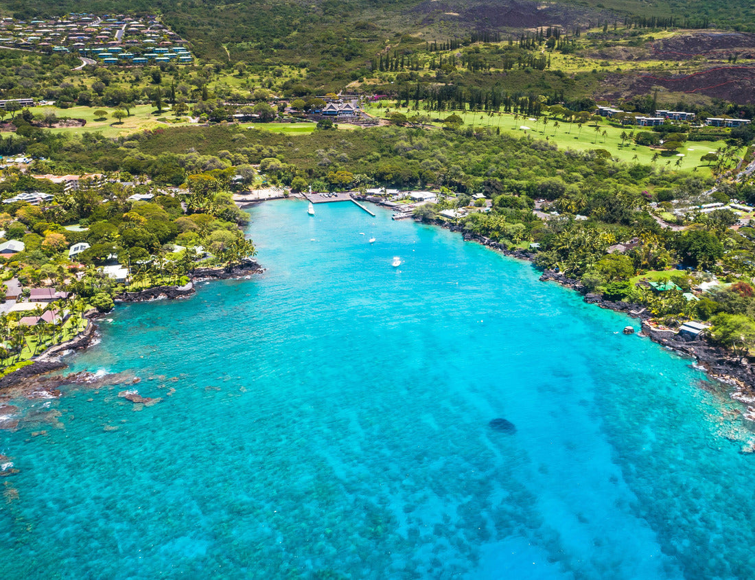 Noah Jigsaw Puzzle Blue Hawaii Kailua Kona Aerial View 1000 pieces