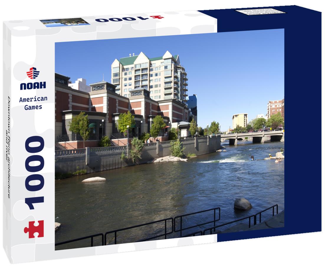 Noah Jigsaw Puzzle Downtown Reno architecture and river 1000 pieces