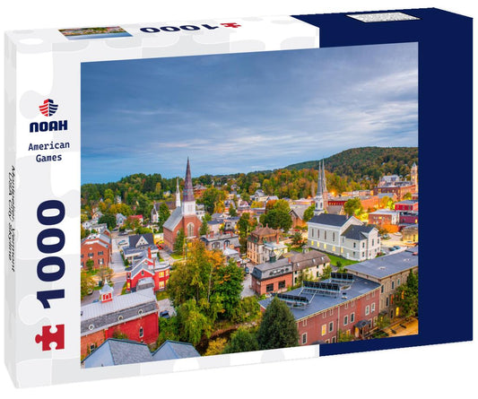 Noah Jigsaw Puzzle Montpelier, Vermont, USA City Skyline 1000 pieces