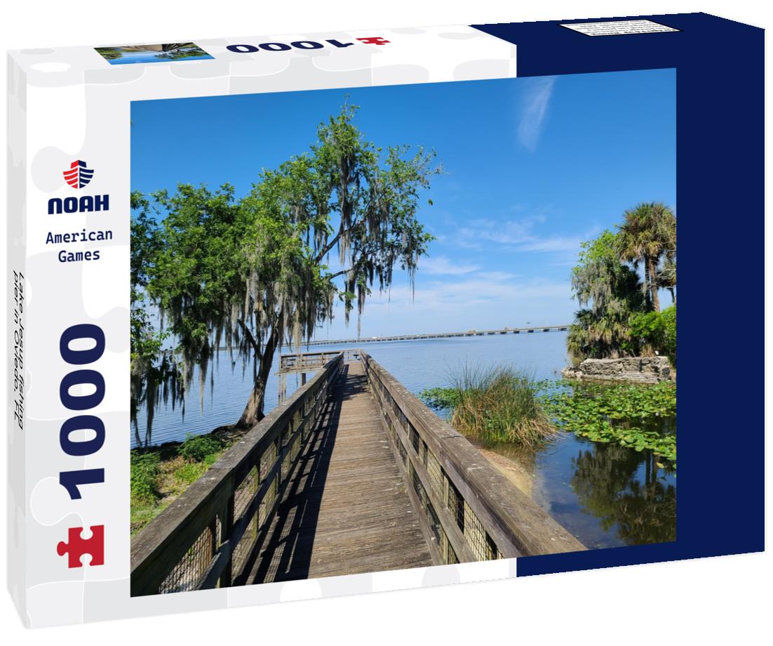 Noah Jigsaw Puzzle Lake Jesup fishing pier in Oviedo, FL 1000 pieces