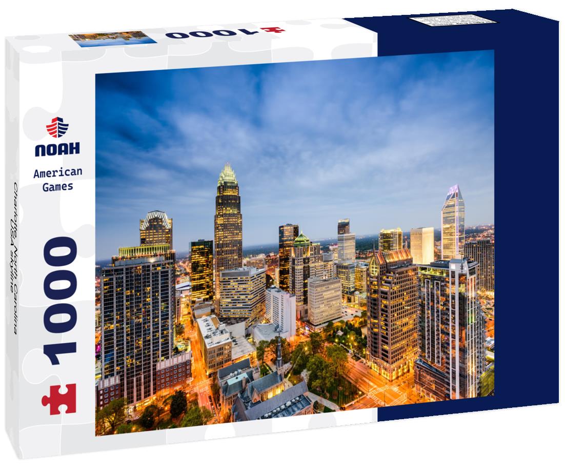 Noah Jigsaw Puzzle Charlotte, North Carolina, USA skyline 1000 pieces