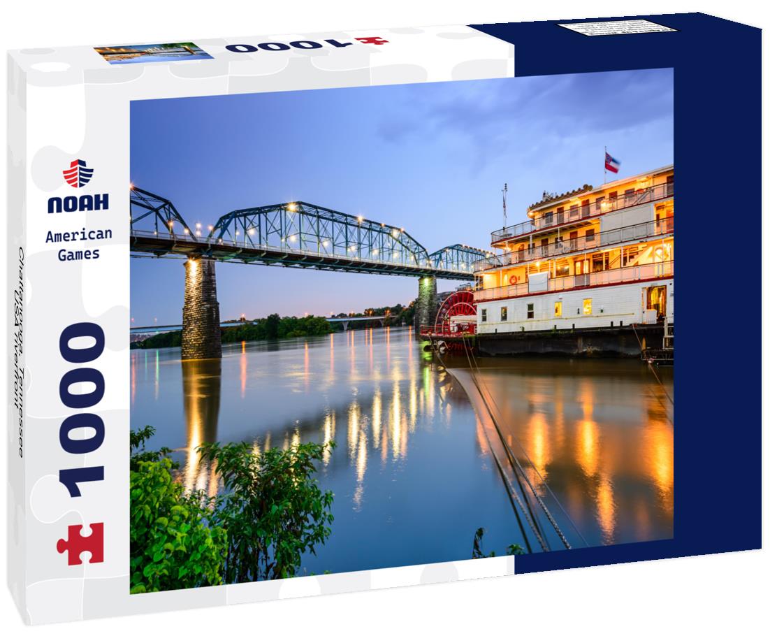 Noah Jigsaw Puzzle Chattanooga, Tennessee, USA riverfront 1000 pieces