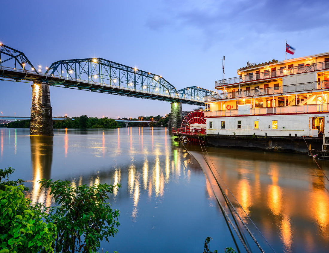 Noah Jigsaw Puzzle Chattanooga, Tennessee, USA riverfront 1000 pieces