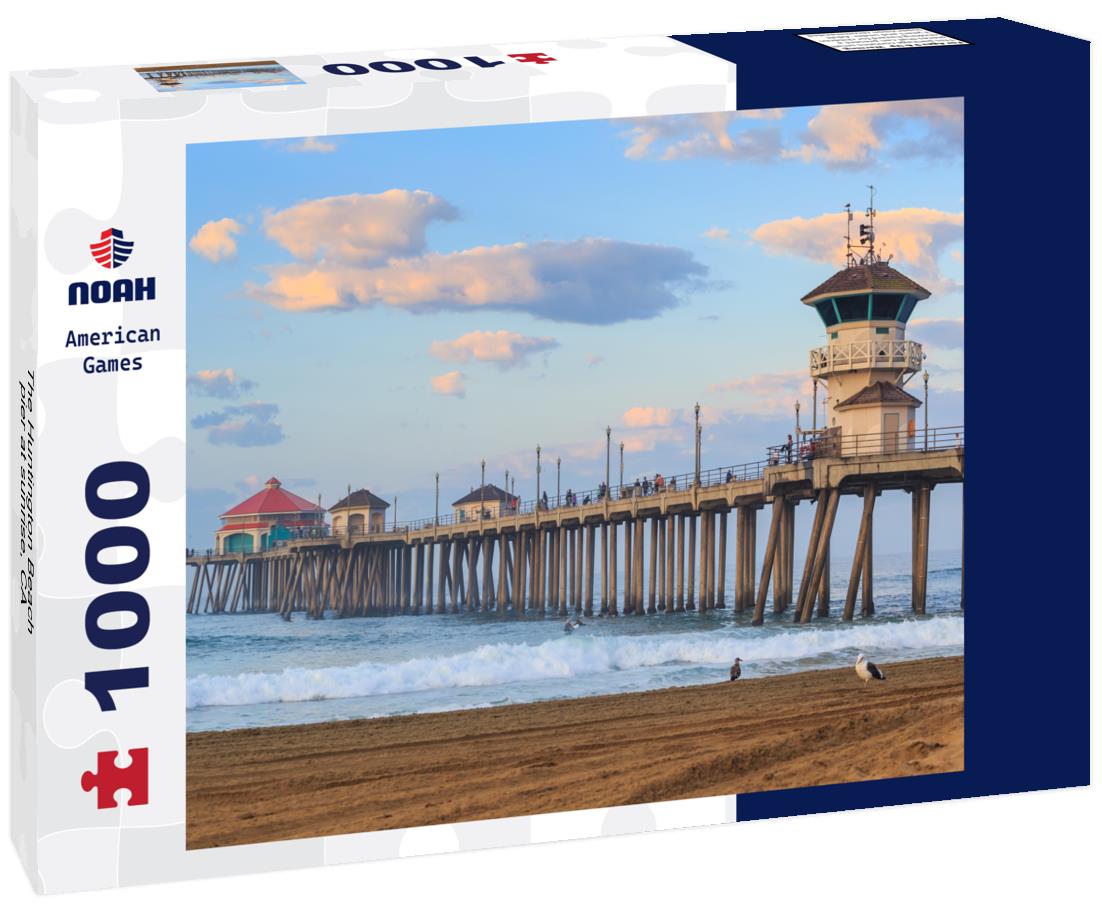 Noah Jigsaw Puzzle The Huntington Beach pier at sunrise, CA 1000 pieces