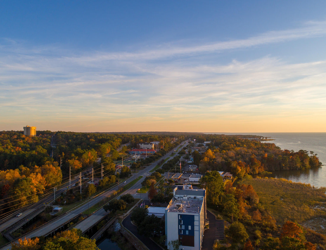 Noah Jigsaw Puzzle Daphne, Alabama and Mobile Bay at sunset 1000 pieces