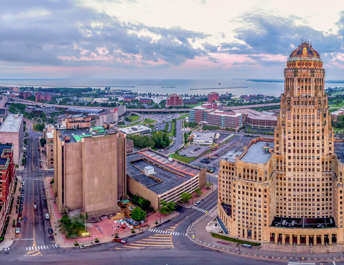 Noah Jigsaw Puzzle Buffalo New York downtown urban city view 1000 pieces