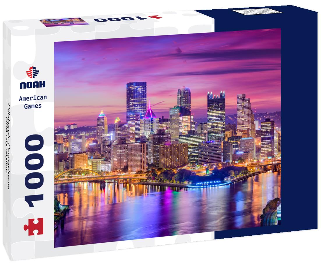 Noah Jigsaw Puzzle Pittsburgh, Pennsylvania, USA city skyline 1000 pieces