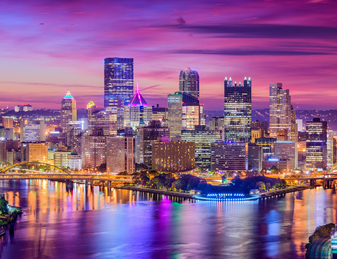 Noah Jigsaw Puzzle Pittsburgh, Pennsylvania, USA city skyline 1000 pieces