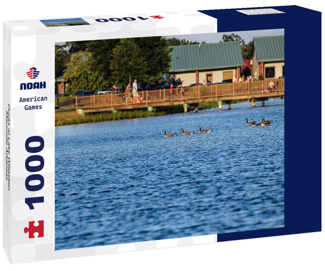 Noah Jigsaw Puzzle Ducks at Lake Willastein Maumelle Arkansas 1000 pieces