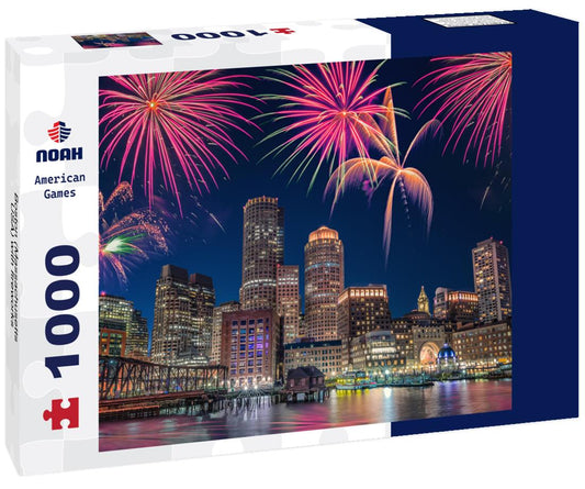 Noah Jigsaw Puzzle Boston (Massachusetts, USA) with fireworks 1000 pieces