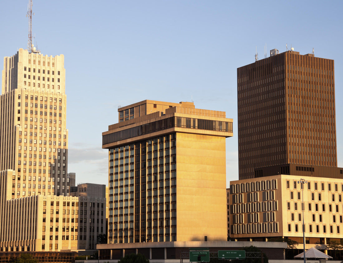 Noah Jigsaw Puzzle Akron, Ohio - afternoon skyline of the city 1000 pieces