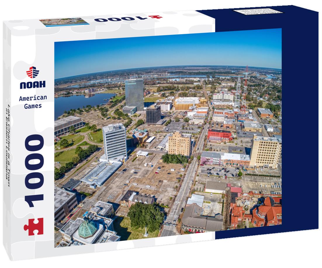 Noah Jigsaw Puzzle Lake Charles is a Town in Eastern Louisiana 1000 pieces