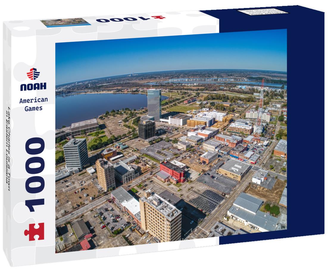 Noah Jigsaw Puzzle Lake Charles is a Town in Eastern Louisiana 1000 pieces