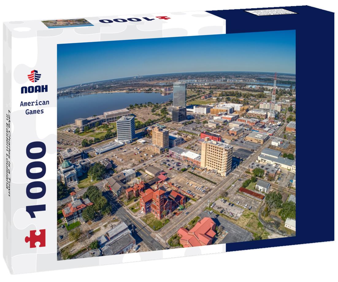 Noah Jigsaw Puzzle Lake Charles is a Town in Eastern Louisiana 1000 pieces