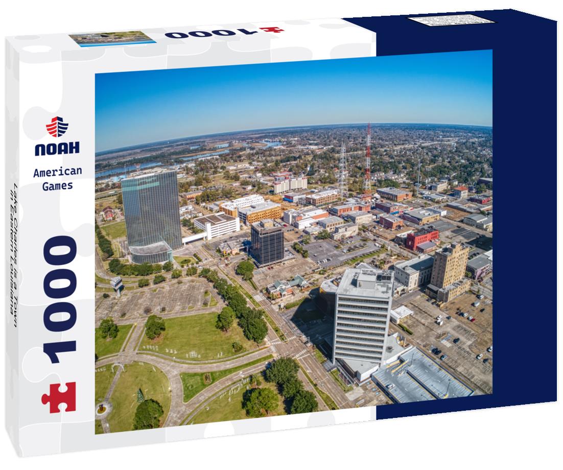 Noah Jigsaw Puzzle Lake Charles is a Town in Eastern Louisiana 1000 pieces