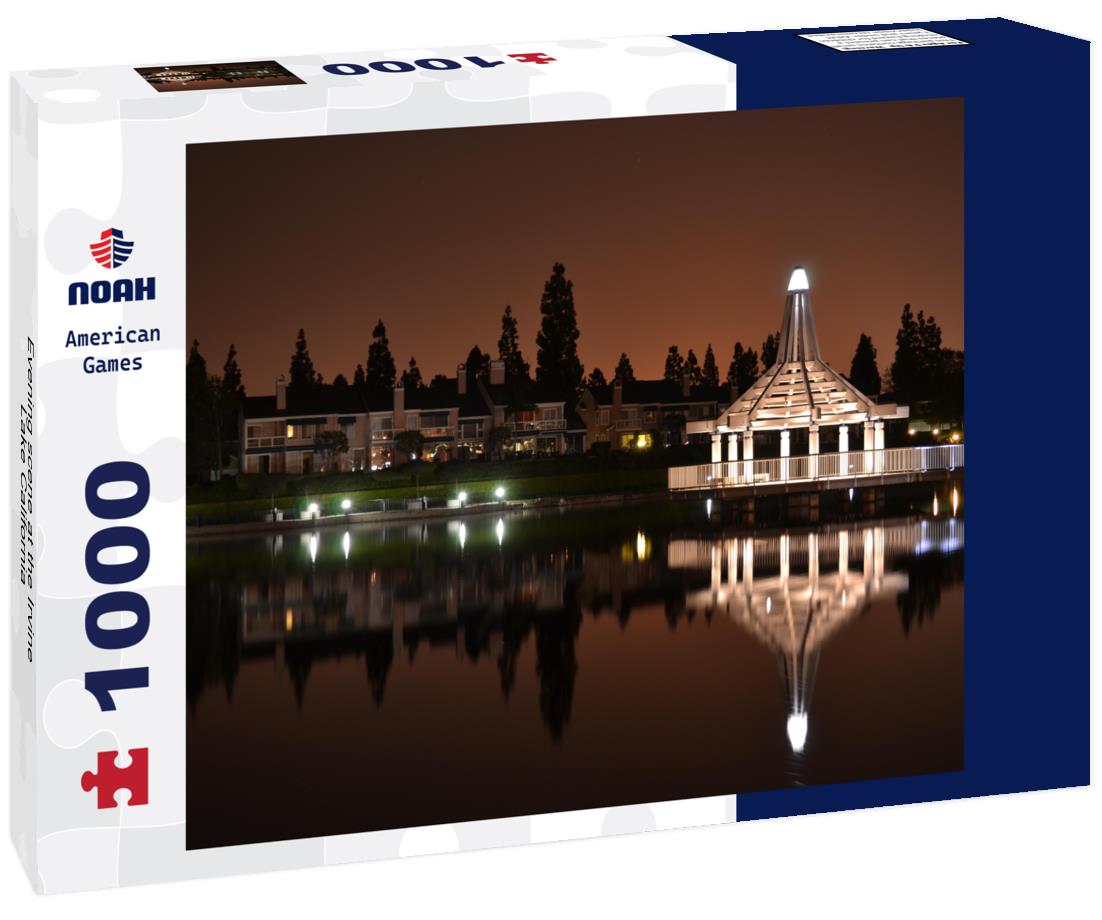 Noah Jigsaw Puzzle Evening scene at the Irvine Lake California 1000 pieces